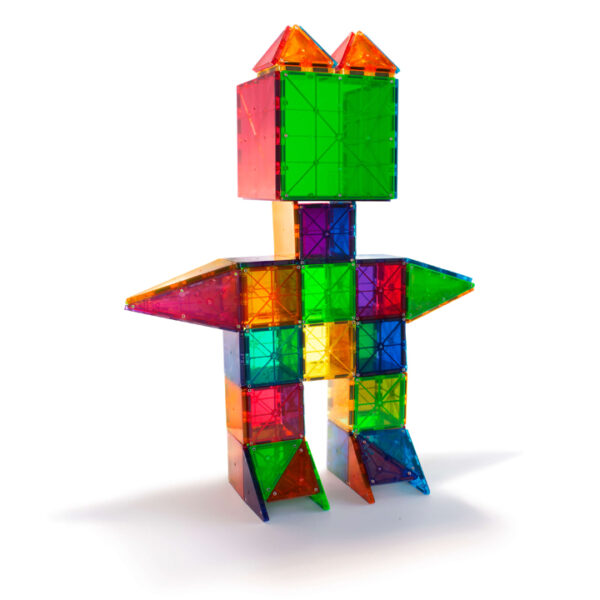 Magna-Tiles - Clear Colors - 100-delig - Afbeelding 4