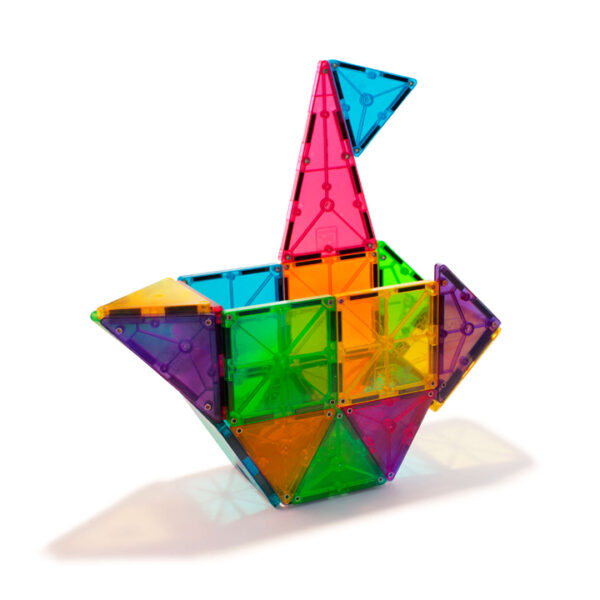 Magna-Tiles - Clear Colors - 32-delig - Afbeelding 3