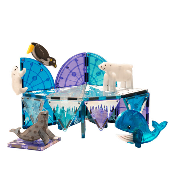 Magna-Tiles - Clear Colors - Arctic 25-delig - Afbeelding 3