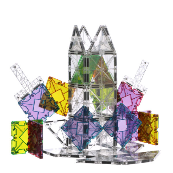 Magna-Tiles - Clear Colors - Freestyle 40-delig - Afbeelding 7