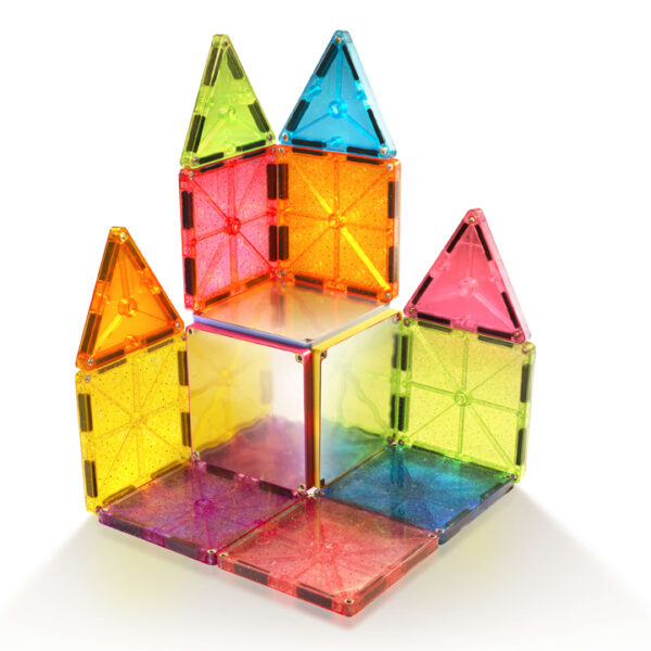 Magna-Tiles - Mixed Colors - Stardust 15-delig - Afbeelding 6