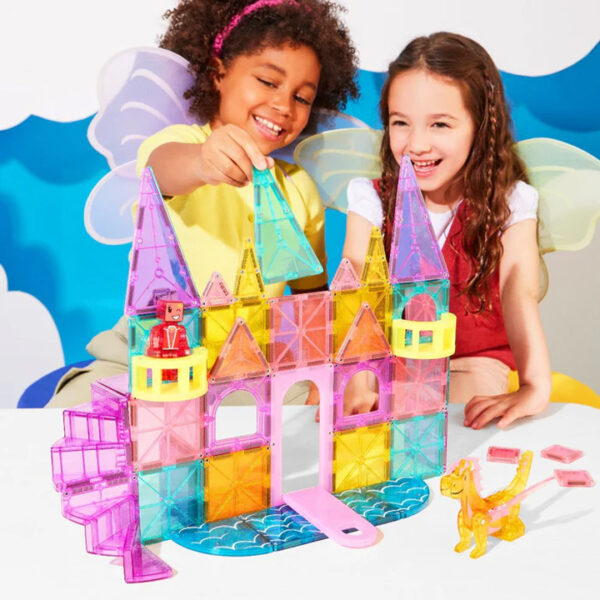 Magna-Tiles - Castle Deluxe - 48-delig - Afbeelding 2