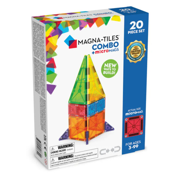 Magna-Tiles - Combo Micro Mags - 20-delig