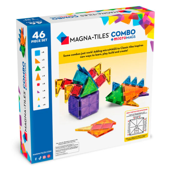 Magna-Tiles - Combo Micro Mags - 46-delig - Afbeelding 4