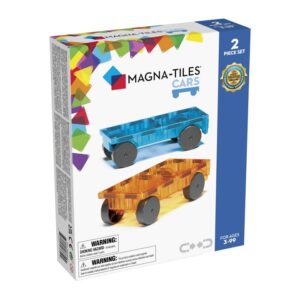 Magna-Tiles - Cars - Blauw/Oranje